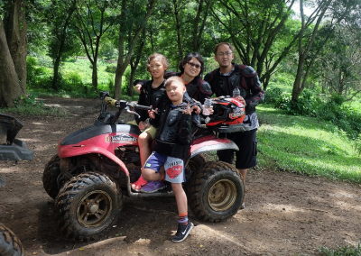 ATV with family in Chiang Mai