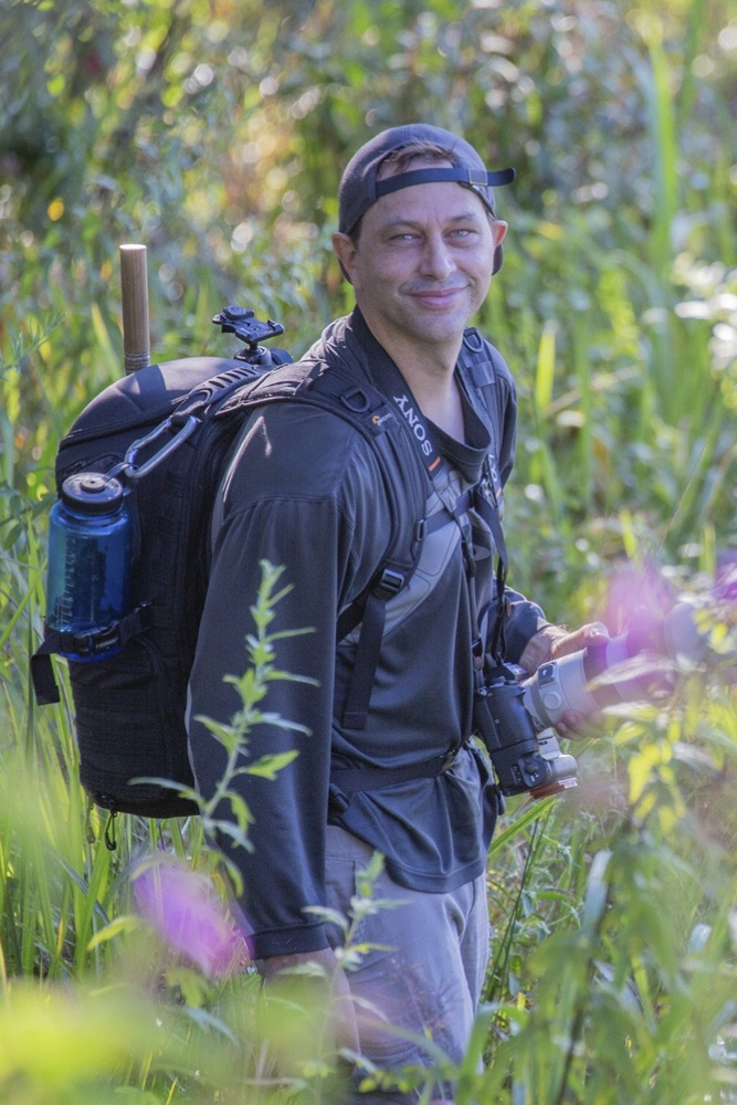 Eric giving safety education